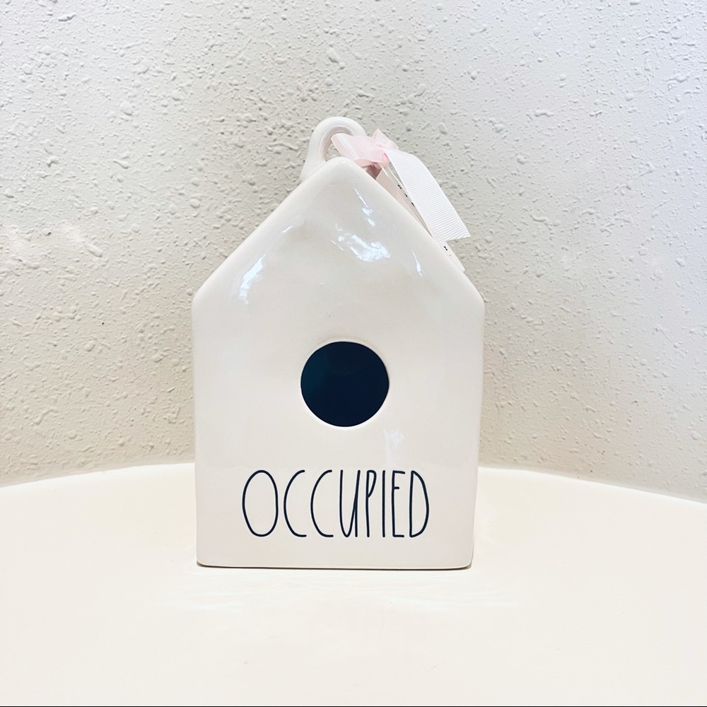 Rae Dunn “Occupied “ Birdhouse OS NWT
